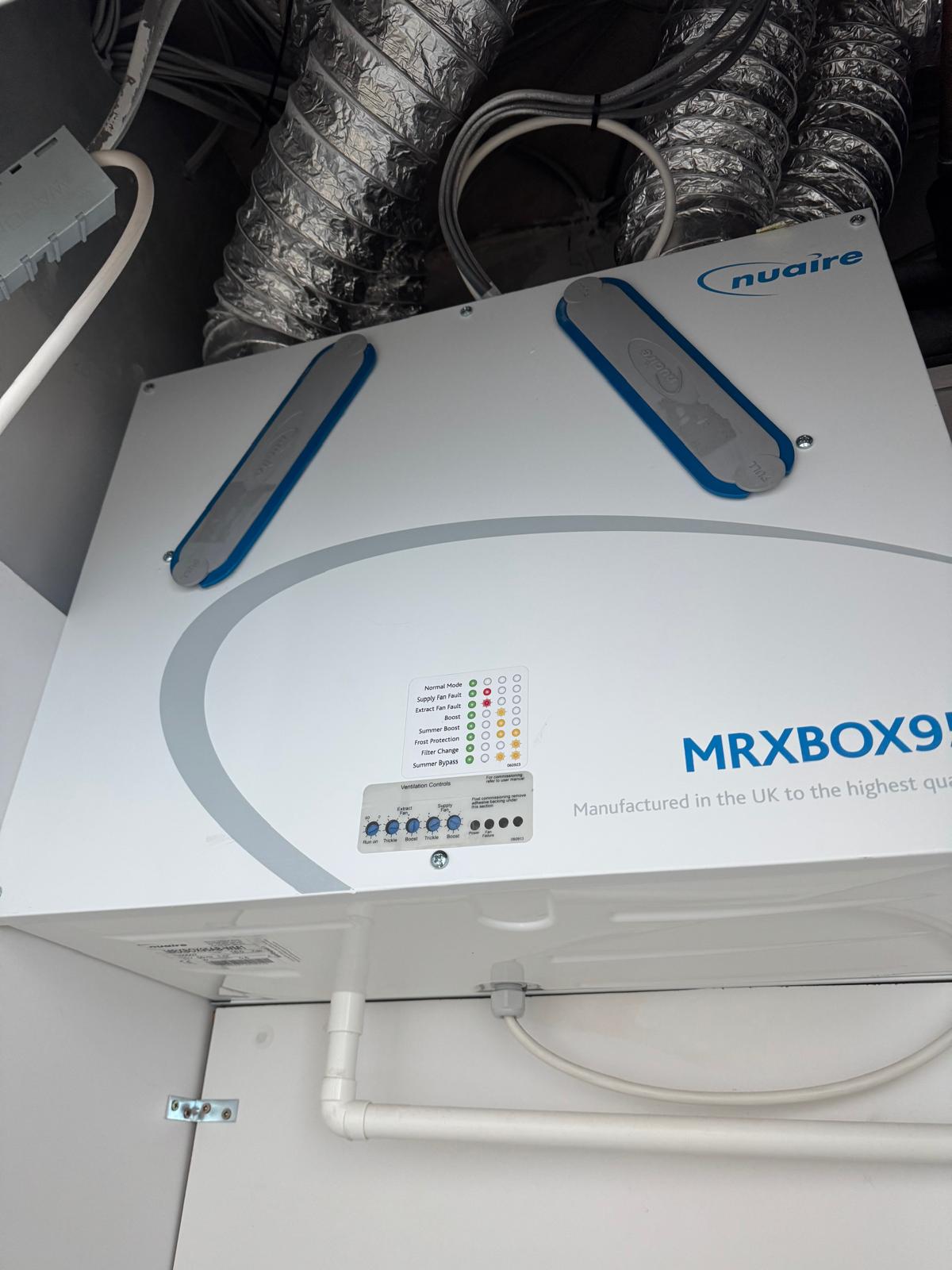 A Ducted MVHR Unit